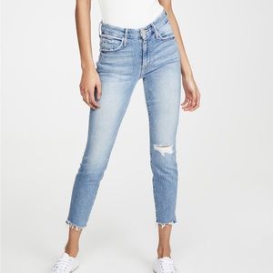 MOTHER The Looker Ankle Step Fray Jeans